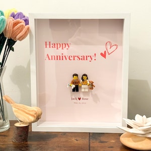 Customized Couple Lego Minifigures | Anniversary Gift, Personalized Gift, Gift for him, Gift for Her, Customize Lego Figures, Special Gift