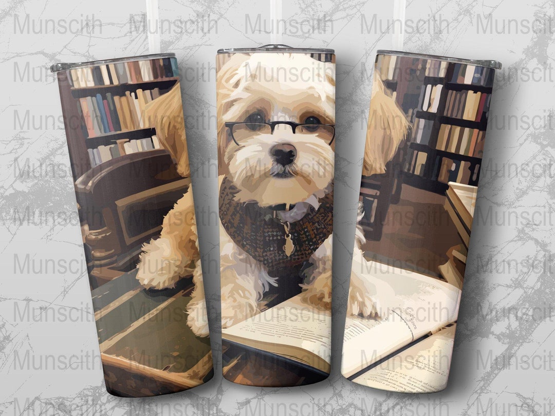 Nerdy Dog 20oz Tumbler Wrap Digital Download Straight and Etsy
