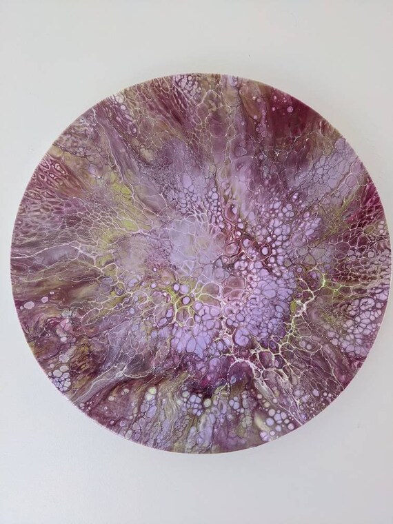 Large Acrylic Pour Painting on Canvas Abstract Acrylic Wall Etsy