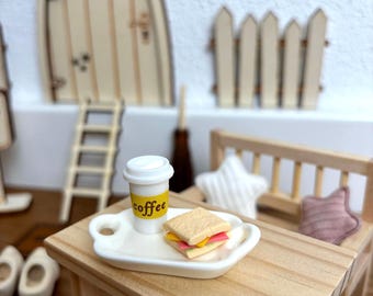 Melody Jane Puppenhaus-Miniatur: 3-teiliges Candy Dish In Rosa – Maßstab 1:12