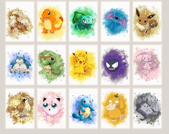 ポケモン ポスター レトロ ポケモン初代ポスター - レトロ - Etsy 日本