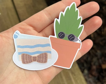 Good Omens Sticker Pair