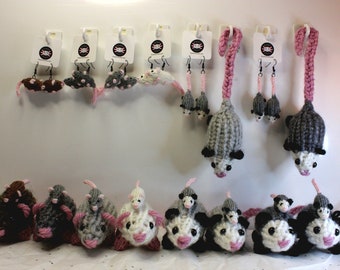 Teensy/Extra Small Possum/Rat Knitting Pattern | Knit Toy Pattern | Tiny Toy Pattern