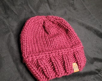 Vikkel Braid Toque | Hand Knit Hat | Handmade Beanie | 100% Merino Toque