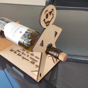 Portabottiglie per vino e liquori Piani AI DXF SVG immagine 8