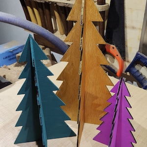 Christmas tree set CNC plans for 4mm Material