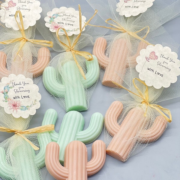 Cactus Soap favors baby shower favors, Mexican fiesta party decoration Bridal Shower Favor, Cinco de Mayo favors, hispanic party decoration