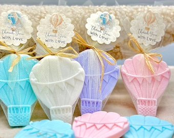 Hot Air Balloon Goat Milk Soaps: Baby Shower Favors