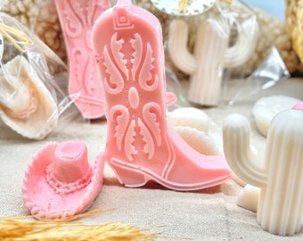 Big Cowgirl Bootie Soap Favors, Bachelorette Disco Pink Western Bridal Shower Favors. Texan Party, Cowgirl Bootie Party Decorate, Baby Rodeo