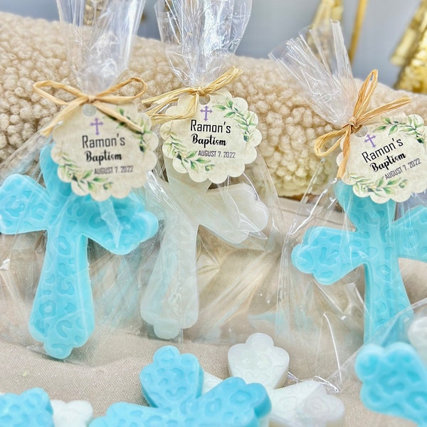 Cross Baptism Soap favors, Boy Baptism Soap favors,Baptism Decorations, Christening Gifts, Baptism Gift for Guests, Baby Shower Baptism