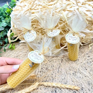 Honey Bee Candle favors - 100% Pure Beeswax favors baby shower favors Bee baby shower, Mommy-to-bee, gender neutral, bride shower favors