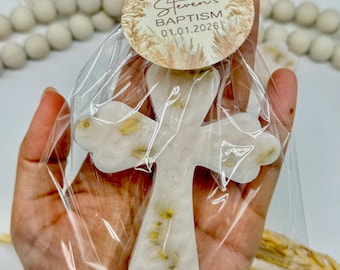 Honey Oatmeal Goat Milk Soap Favors: Christening Bautizo Recuerdos, God Bless