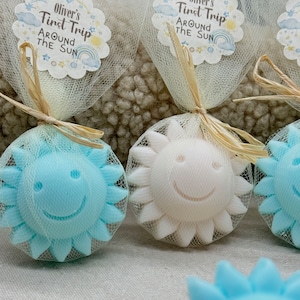 Personalized Sun Soaps: Baby Shower Favors, First Trip Around the Sun