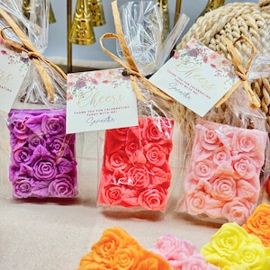 Wildflower Goat Milk Soap Favors: Spring Wedding, Baby Shower