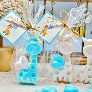Giraffe Soap Favors: Scented Goat Milk Soap, Baby Shower Decorations