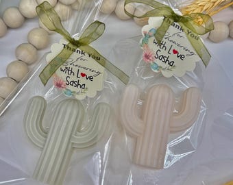 Boho Sage Green Cactus Soap Favors Cactus Soap Favors Mexican Fiesta Party Favor Wedding Bridal Shower Baby Shower Girl Boy Birthday Gift
