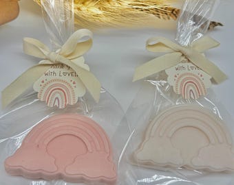 Big Powder Pink Rainbow Soap Favors, youre my sunshine birthday decorations, Bohemian Rainbow decorations gift for  girl boy, rainbow baby