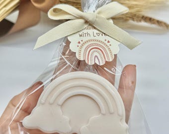 Big Boho Rainbow Soap Favors, youre my sunshine birthday decorations, Bohemian Rainbow decorations gift for  girl boy, rainbow baby shower