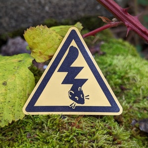 HIGH VOLTAGE Vinyl Sticker image 2