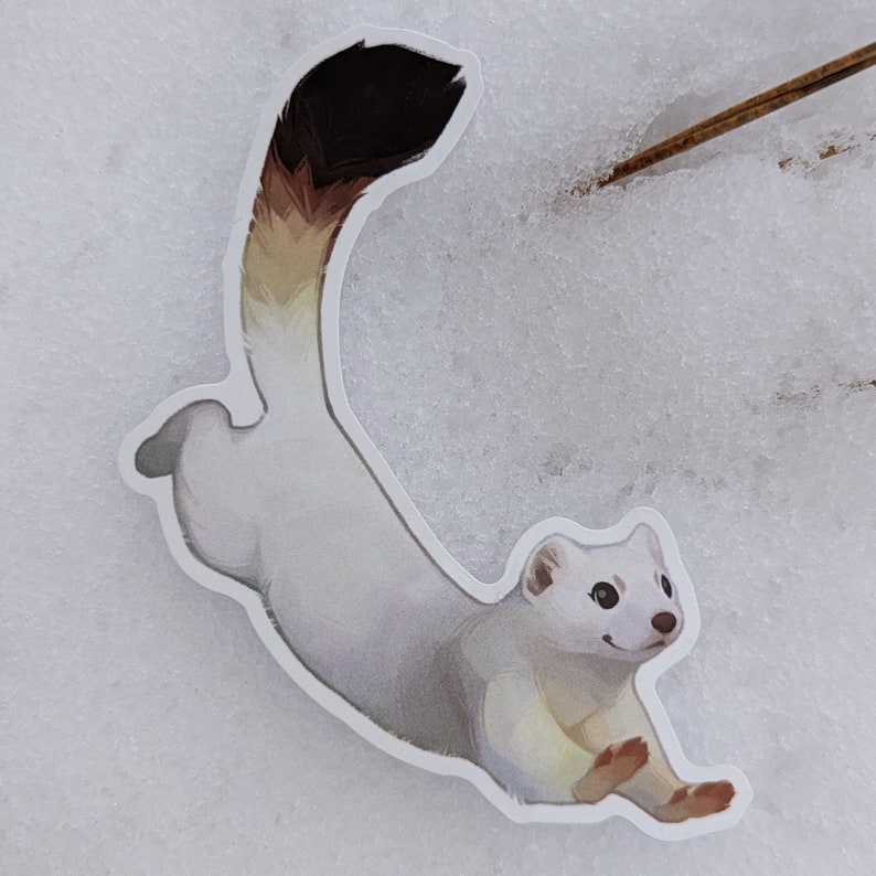 Snow Day Vinyl Sticker image 1