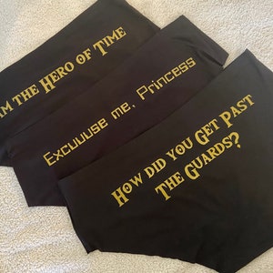 Legend of Zelda themed undies