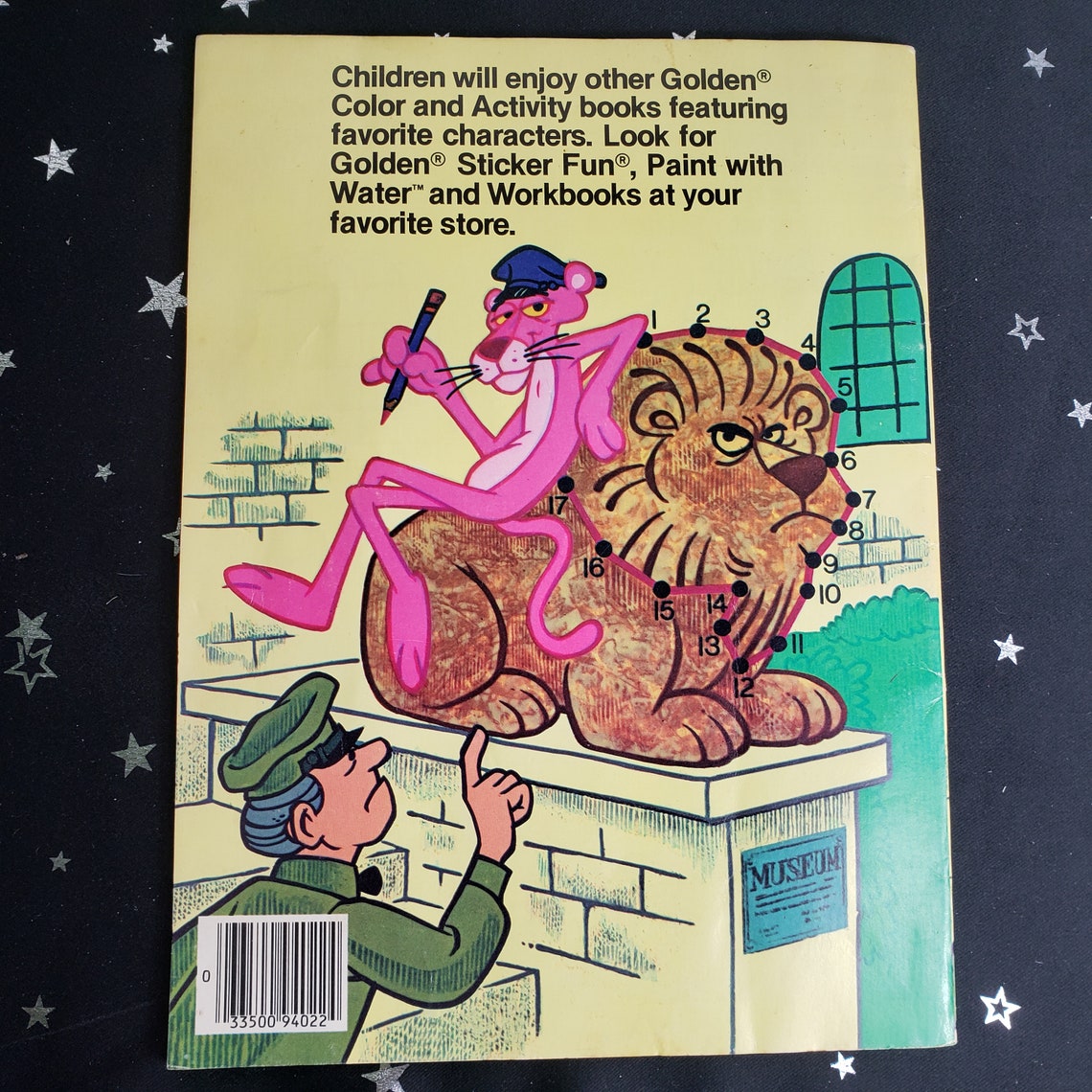 1981 Pink Panther Dot-to-Dot Coloring Book | Etsy