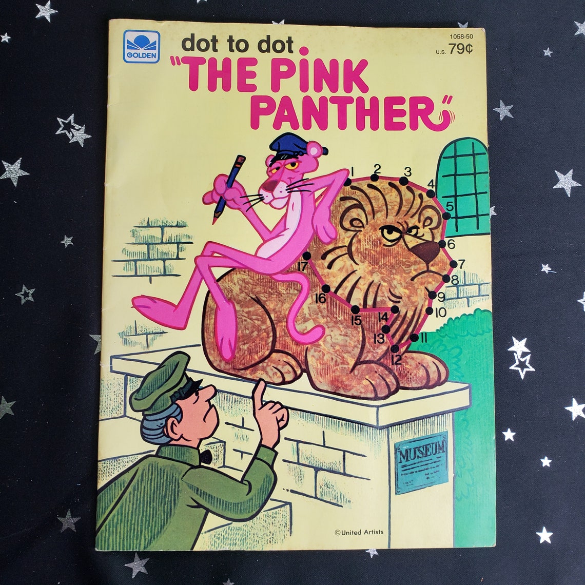 1981 Pink Panther Dot-to-Dot Coloring Book | Etsy