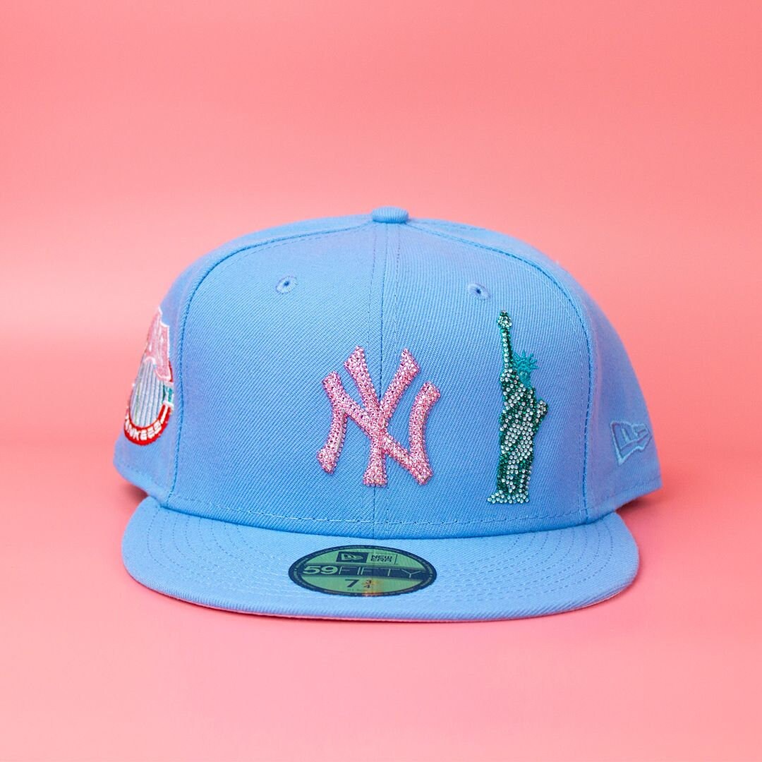 New York Yankees Cotton Candy Swarovski 
