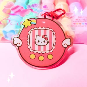 Cute Japanese Cartoon Keychains-Cute Keychains-Kawaii Keychains-Kawaii Acrylic Keychains-Cute Animal Keychains-Anime Keychain