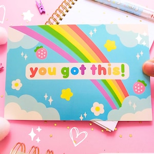 Vous avez cette carte postale - Cartes postales inspirantes - Impression d'art pour l'estime de soi - Vous avez cette impression d'art