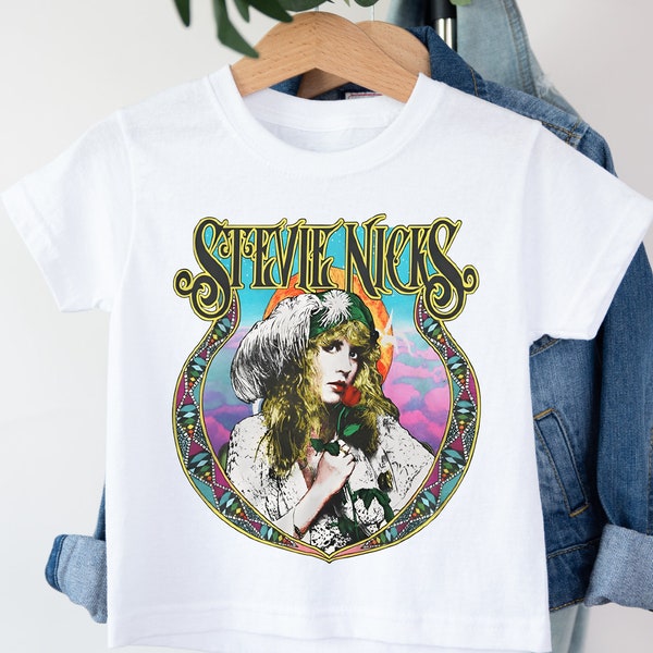 Stevie Nicks Tee T Shirt Toddler Baby Kids Clothing Music Gift Rock Fleetwood Mac Iconic Music Lover