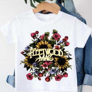 Fleetwood Mac Tee T Shirt Toddler Baby Kids Clothing Music Gift Rock Stevie Nicks Iconic Music Lover zdjęcie 1
