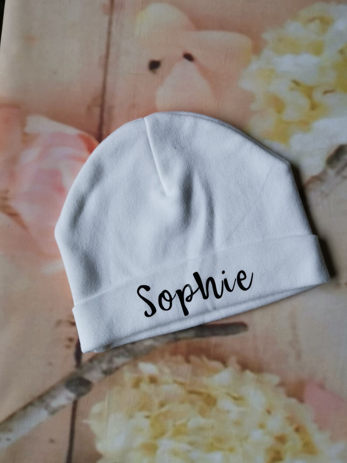 Personalised Baby Hat Newborn Gift Etsy