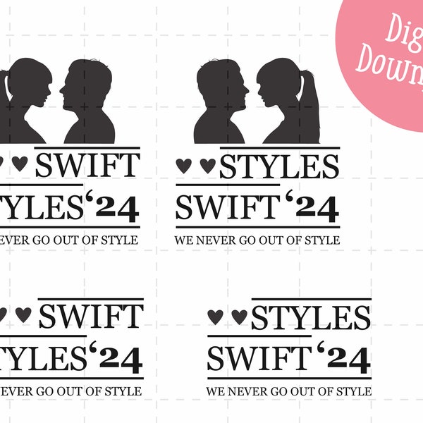 Taylor Swift/Harry Styles '24 SVG/PNG/JPG Pack