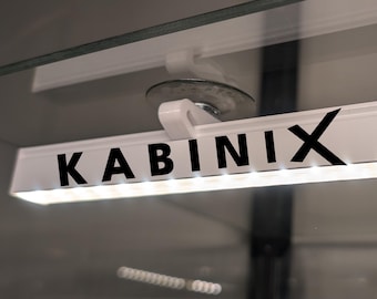 Barrina T5-montageset led-kweeklamp (voor 1 lamp) - Ikea-kastkas - acrylplanken - glazen planken - metaal