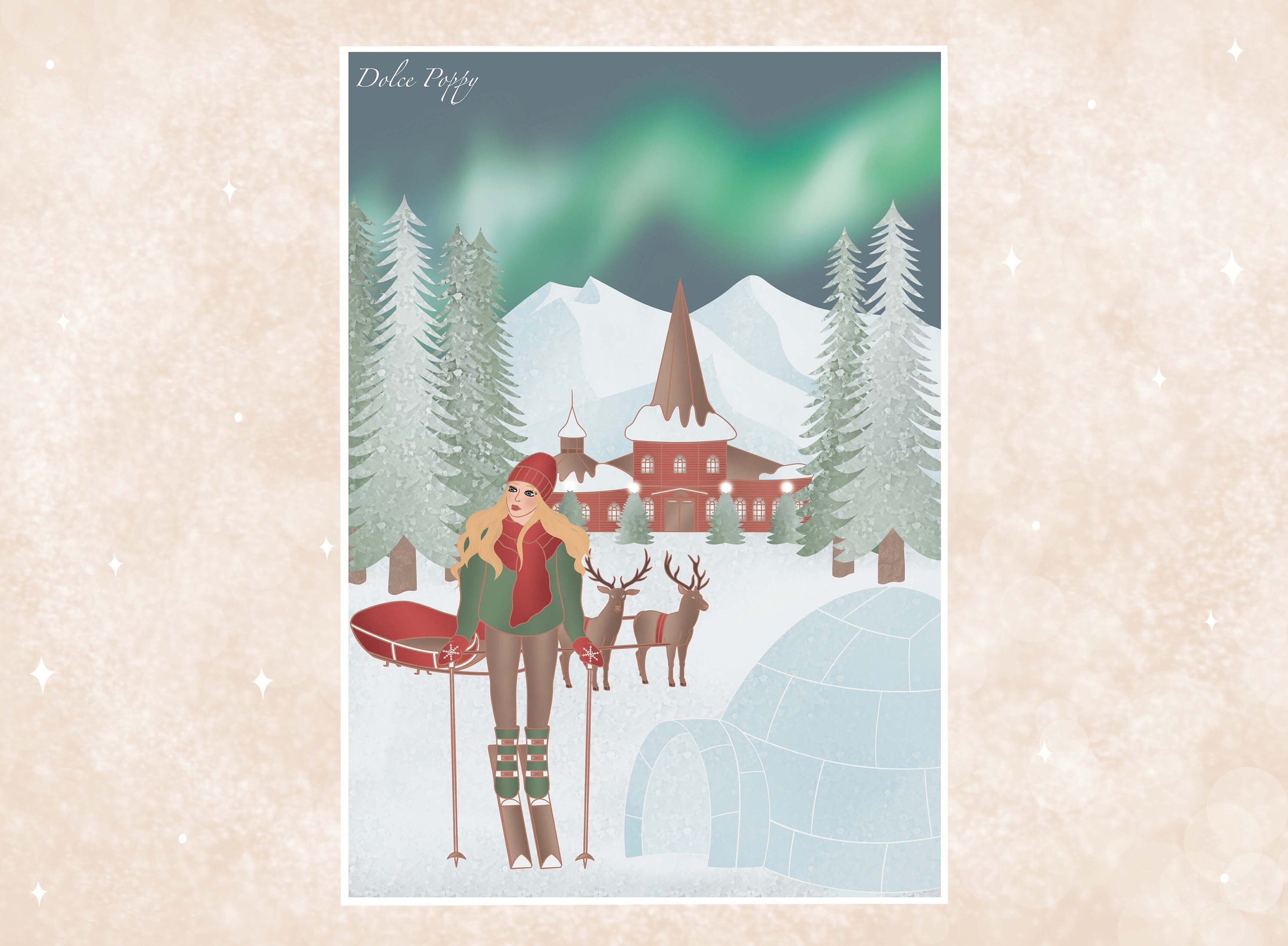 Affiche A4 | A5 - Laponie