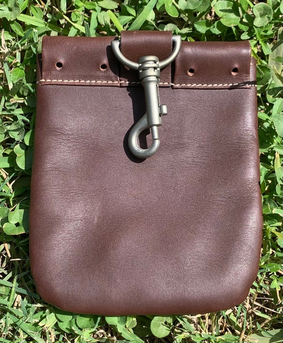 Maison de Famille leather pouch