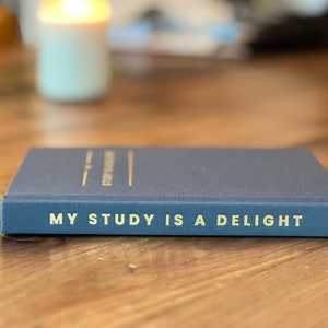 JW Gift Bible Journal for Jehovah's Witnesses My Study is a Delight Pioneer School Gift JW Bible Study Notebook JW Baptism Gift image 6