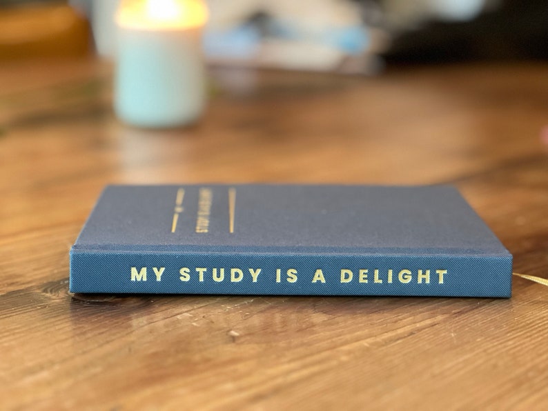 JW Gift Bible Journal for Jehovah's Witnesses My Study is a Delight Pioneer School Gift JW Bible Study Notebook JW Baptism Gift image 6