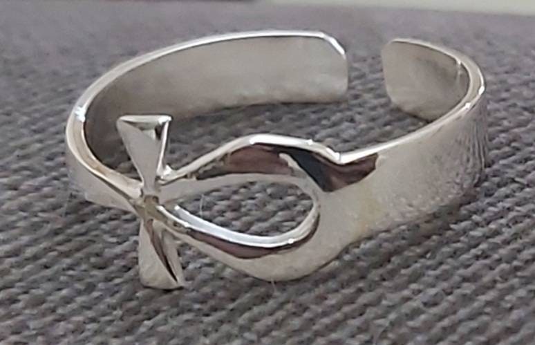 Handmade Egyptian Key OF LIfe Ring,Sterling Silver 925,Egyptian Jewelry - Thumbnail 4