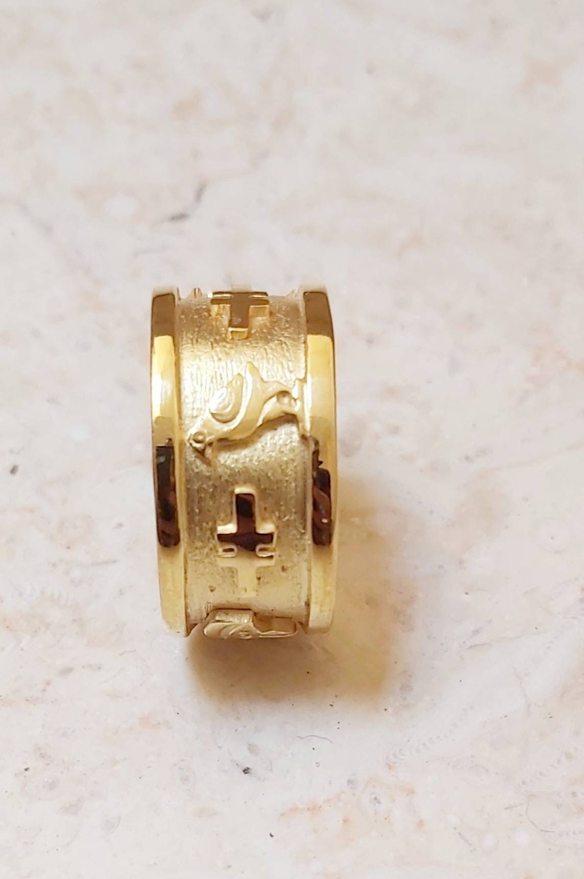 Egyptian Wedding Band,It will Be Personalized with your name in Hieroglyphic Or english Alphabet. - Thumbnail 3