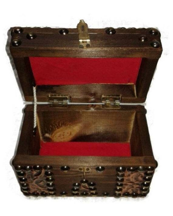 Egyptian Wooden Jewelry Box