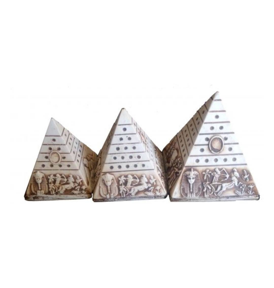 Egyptian Hand Carved Pyramides - Thumbnail 2