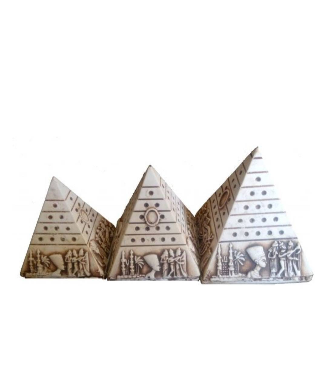 Egyptian Hand Carved Pyramides