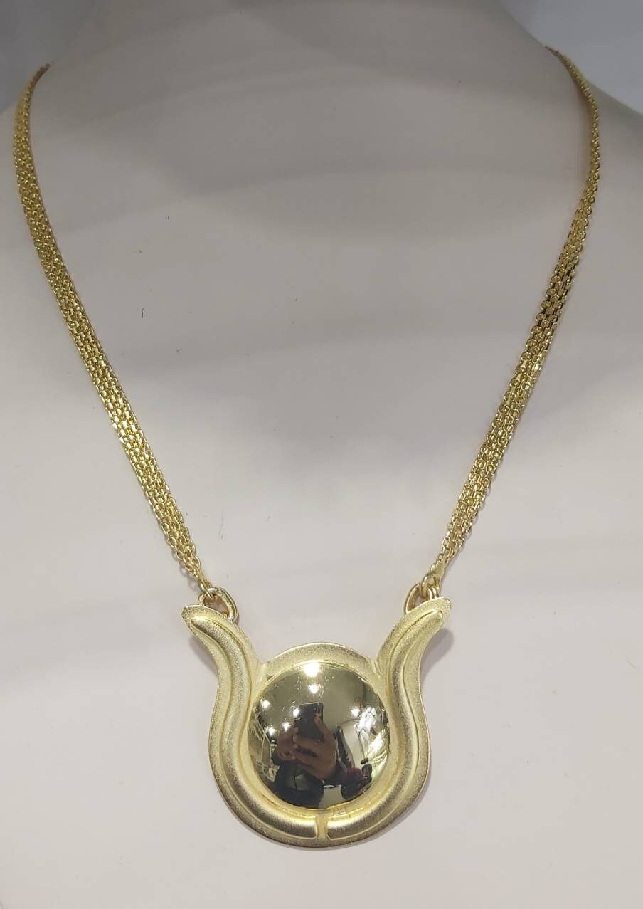 Egyptian Handmade Sterling Silver 925 Isis Amulet Necklace - Thumbnail 3