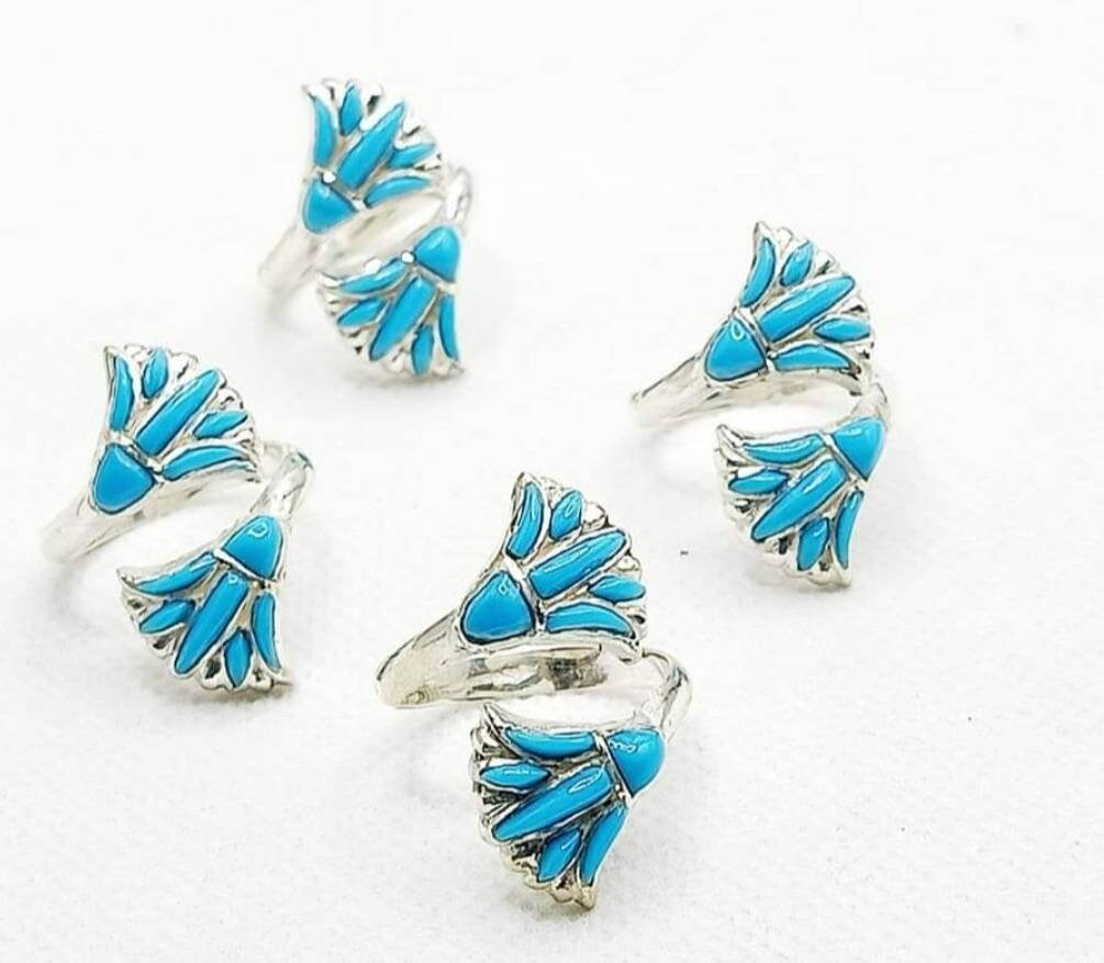 Egyptian Handmade Silver 925 Lotus Ring