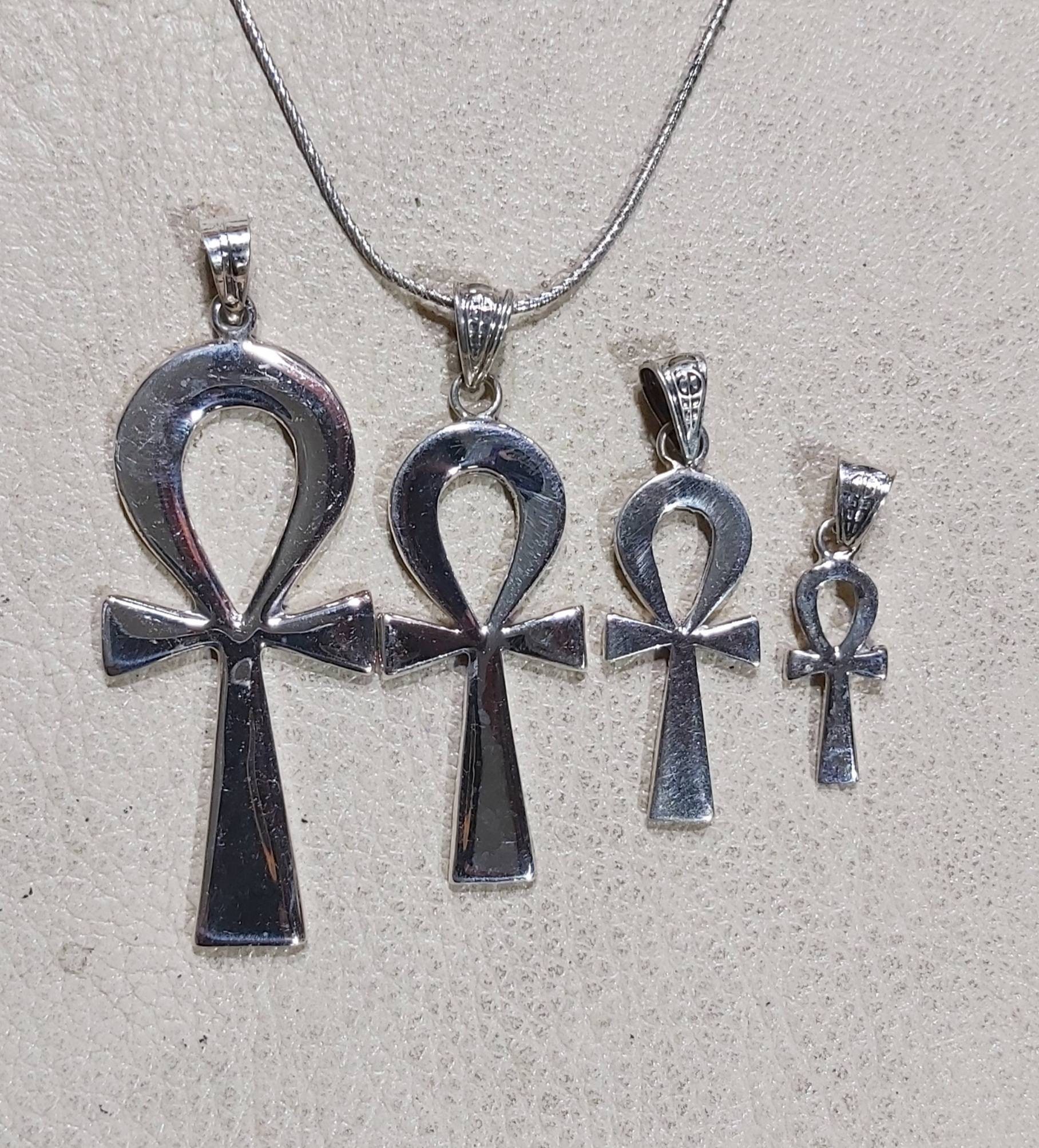 Handmade Egyptian Sterling Silver 925 Key of Life. - Thumbnail 4