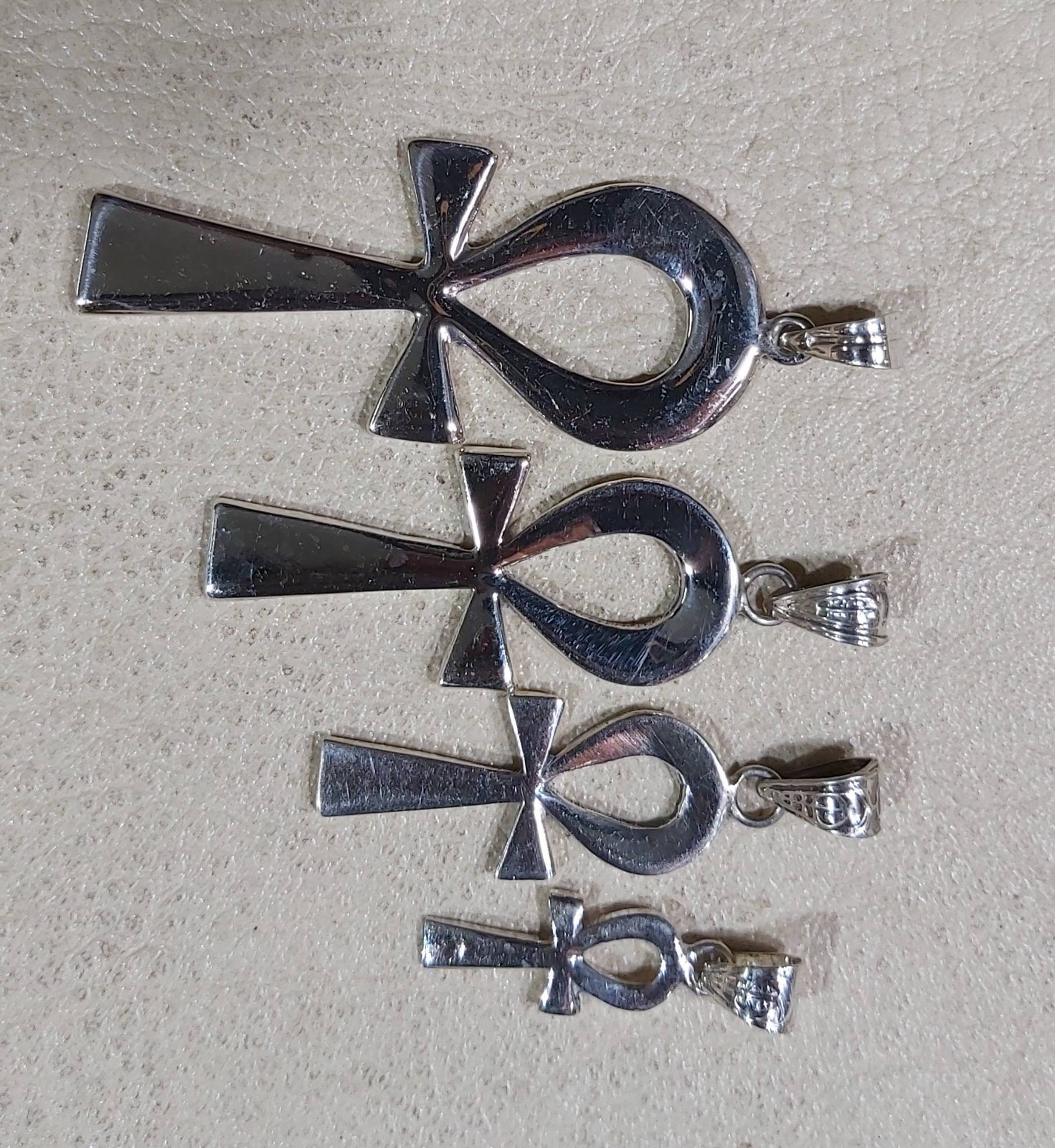 Handmade Egyptian Sterling Silver 925 Key of Life. - Thumbnail 7