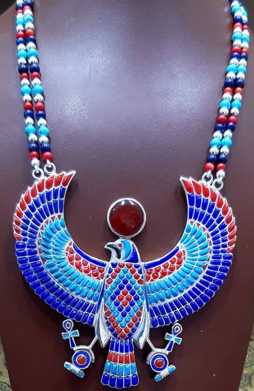 Egyptian Falcon God Horus Necklace. - Thumbnail 5