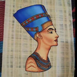 Egyptian Nefertari Handmade Papyrus